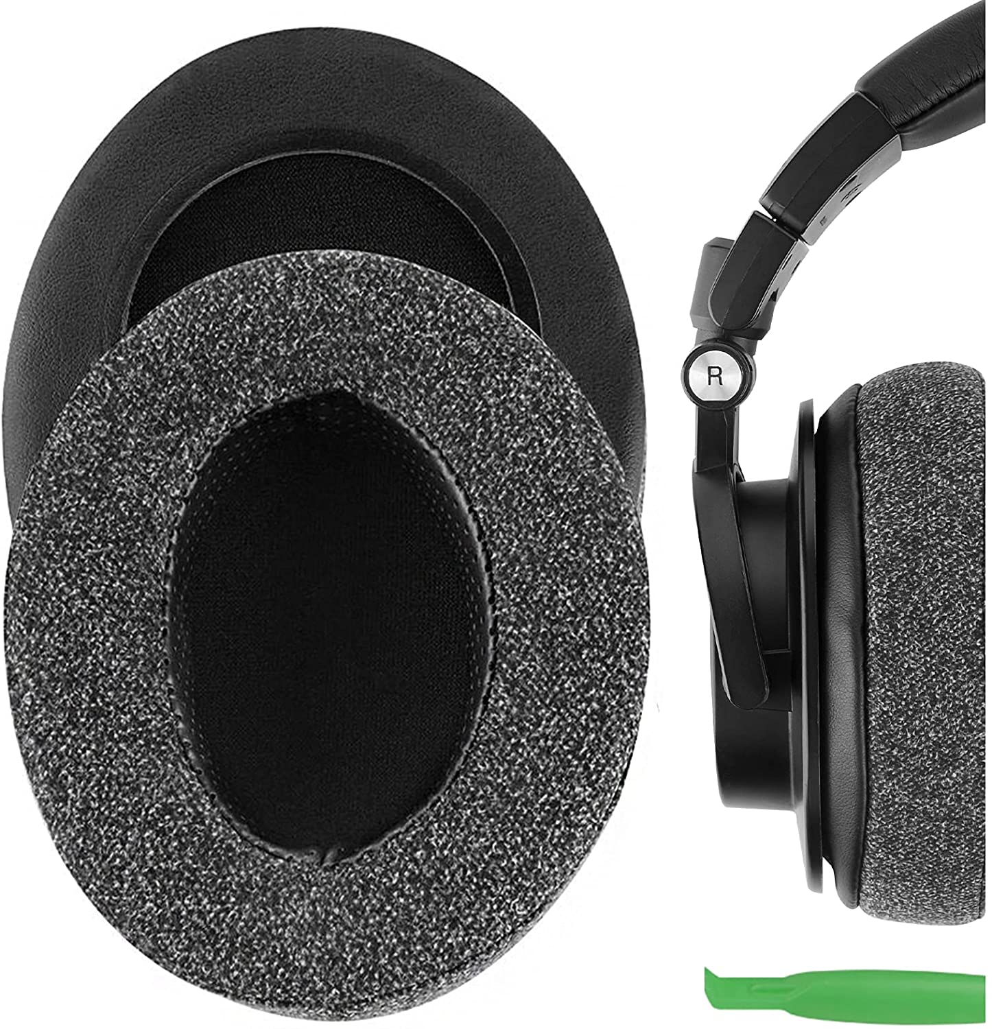 Audio Technica Headphone Ath-M50X - Wygodne, lniane nakładki na słuchawki, zamienniki