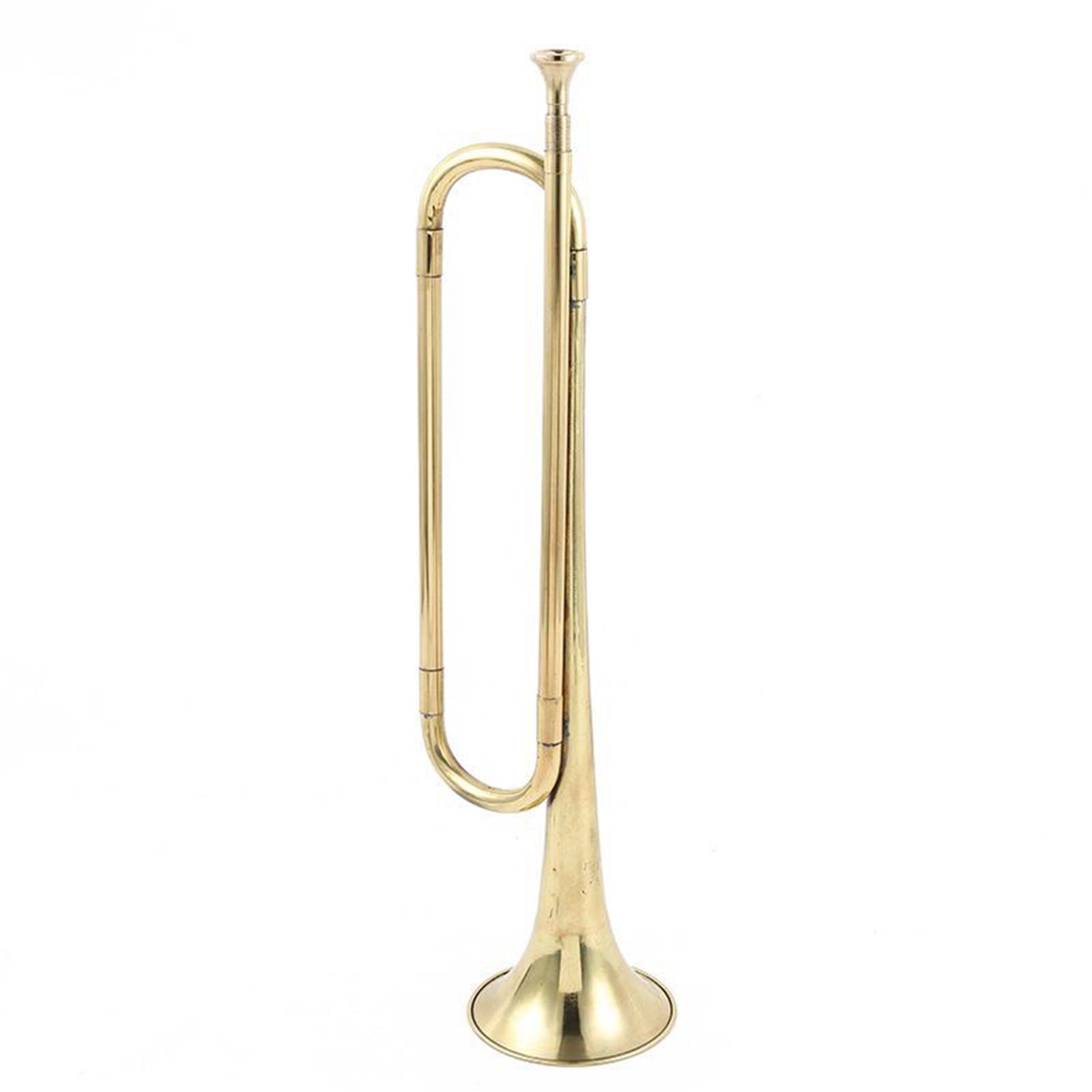 Mosiężna trąbka w tonacji C, w – Musical Instrument Bugle recenzja i cena