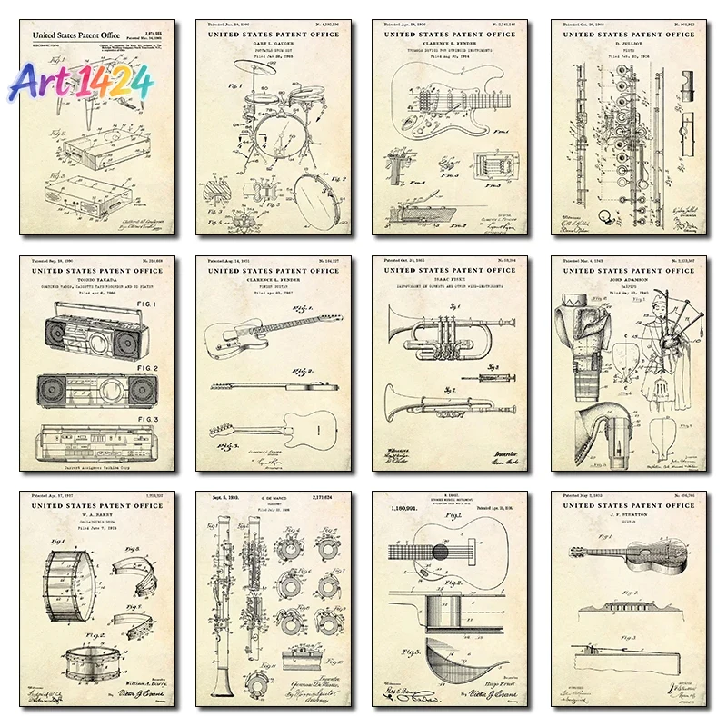 Patentowany, stylowy, antyczny – Picture Of Musical Instrument recenzja i cena